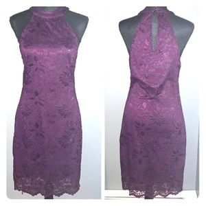 Purple Lace Dress